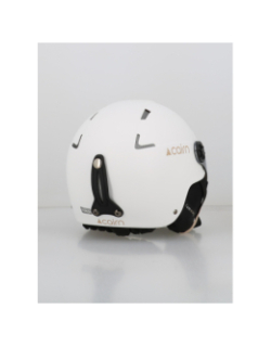 Casque de ski avec masque android visor mat blanc - Cairn