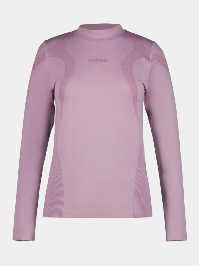 Baselayer de running tira rose femme - Rukka