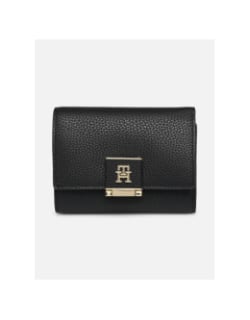 Portefeuille à trois volet noir femme - Tommy Hilfiger