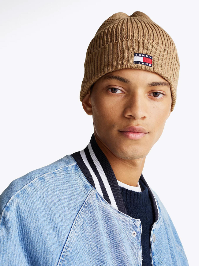 Bonnet heritage core logo marron - Tommy Jeans