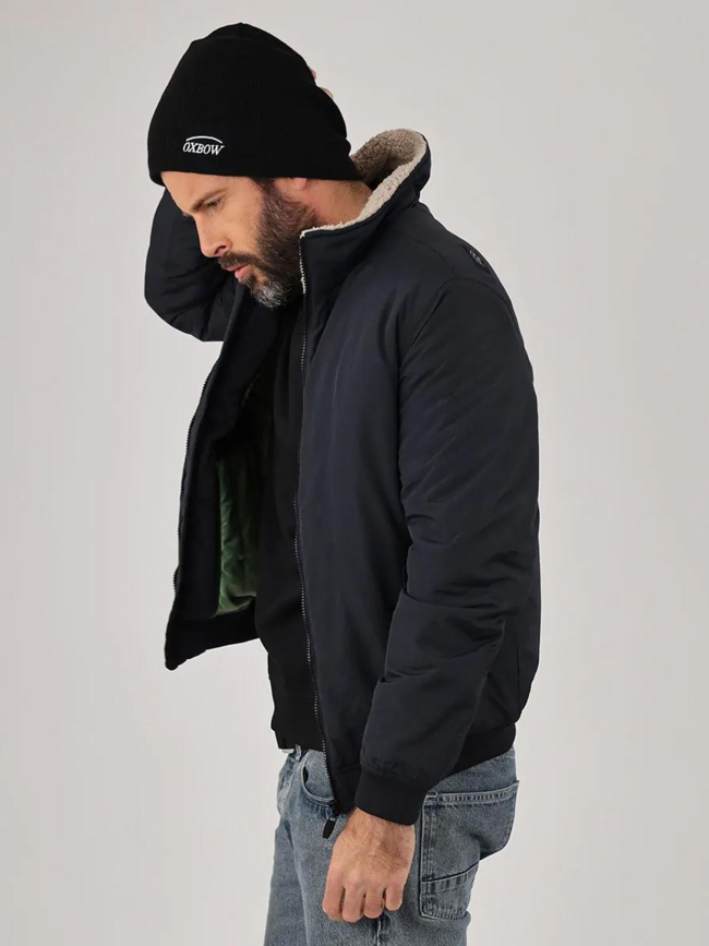 Bonnet uni classique noir homme - Oxbow