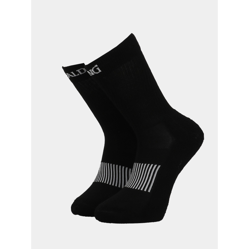 Paire de chaussettes de sport performance noir adulte - Spalding