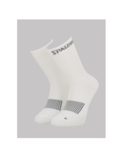 Paire de chaussettes sport performance blanc adulte - Spalding