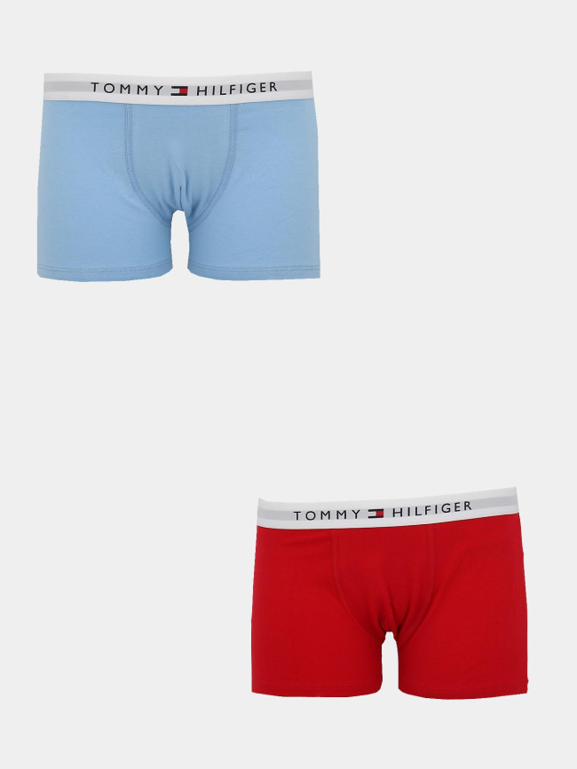 Pack de 2 boxers rouge et bleu garçon - Tommy Hilfiger