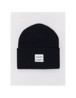 Bonnet jaclong uni noir homme - Jack & Jones