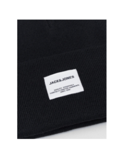 Bonnet jaclong uni noir homme - Jack & Jones