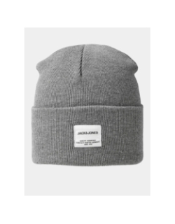 Bonnet jaclong uni gris homme - Jack & Jones