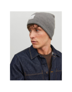 Bonnet jaclong uni gris homme - Jack & Jones