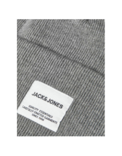 Bonnet jaclong uni gris homme - Jack & Jones