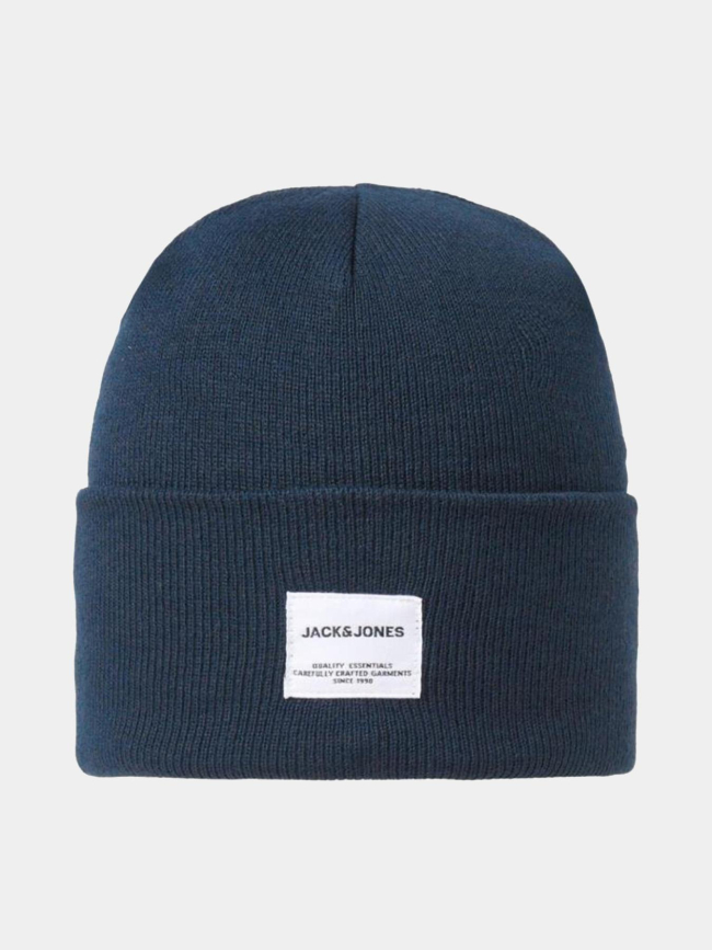 Bonnet jaclong uni bleu marine homme - Jack & Jones