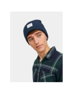 Bonnet jaclong uni bleu marine homme - Jack & Jones