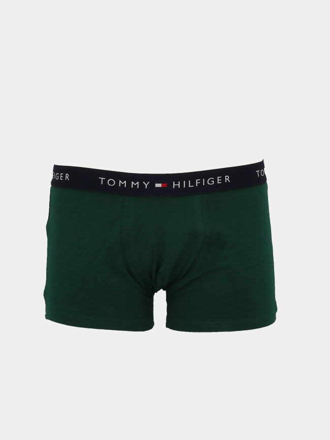 Pack de 2 boxers vert et bordeaux garçon - Tommy Hilfiger