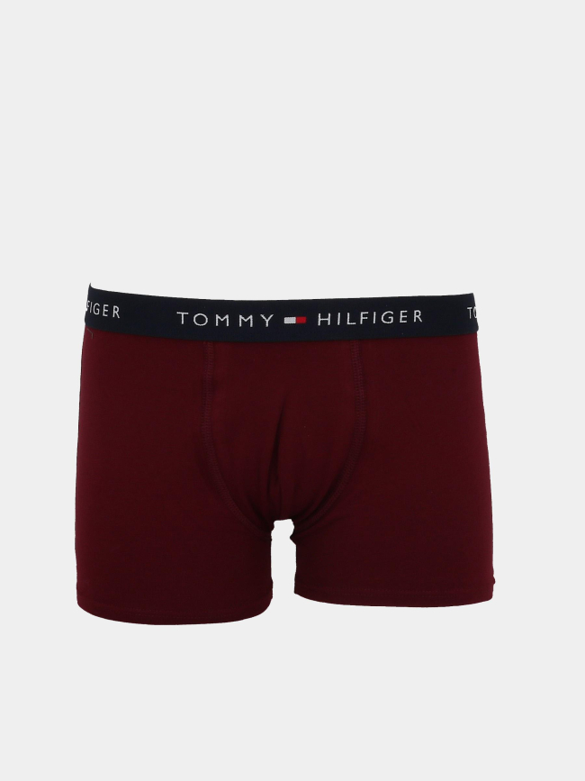 Pack de 2 boxers vert et bordeaux garçon - Tommy Hilfiger