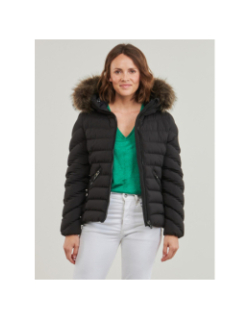 Veste rembourré à capuche fuji noir femme - Superdry