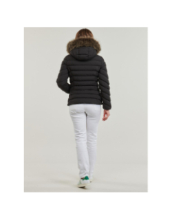 Veste rembourré à capuche fuji noir femme - Superdry