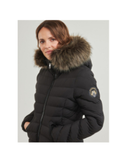 Veste rembourré à capuche fuji noir femme - Superdry