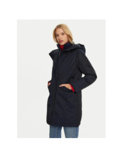 Parka rembourrée mix bleu marine femme - Tommy Hilfiger