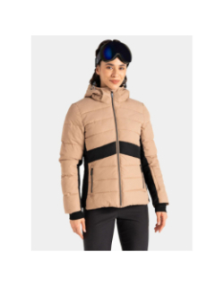 Veste de ski glacial marron femme - Dare 2b