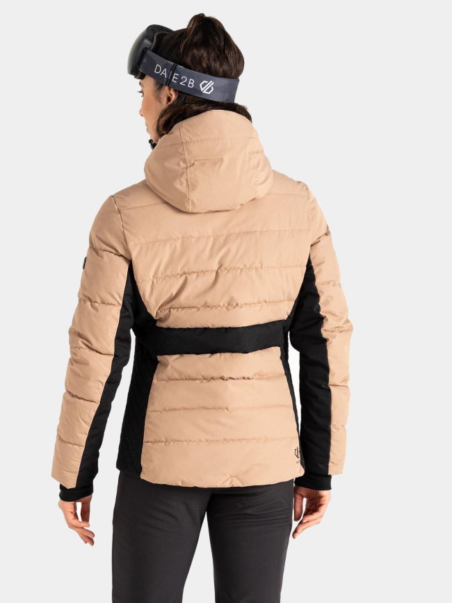 Veste de ski glacial marron femme - Dare 2b