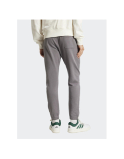 Pantalon de jogging fuselé molleton gris homme - Adidas