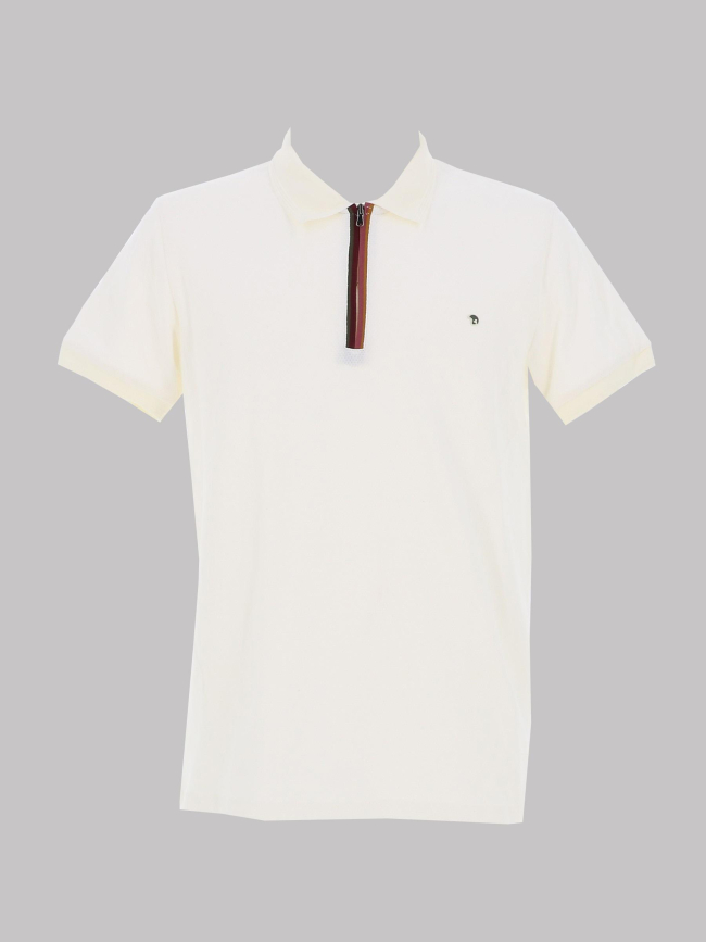 Polo gatsby signature écru homme - Benson & Cherry