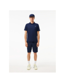 Polo sport regular logo bleu marine homme - Lacoste