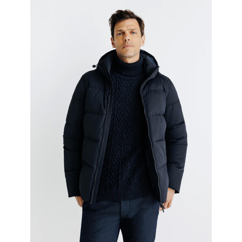 Doudoune courte reny bleu marine homme - Izac