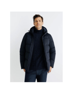 Doudoune courte reny bleu marine homme - Izac