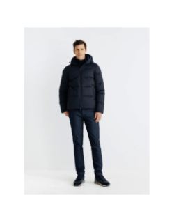 Doudoune courte reny bleu marine homme - Izac