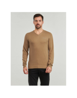 Pull fin pulser 3 marron homme - Teddy Smith