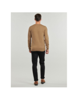 Pull fin pulser 3 marron homme - Teddy Smith