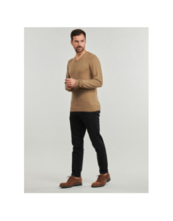 Pull fin pulser 3 marron homme - Teddy Smith