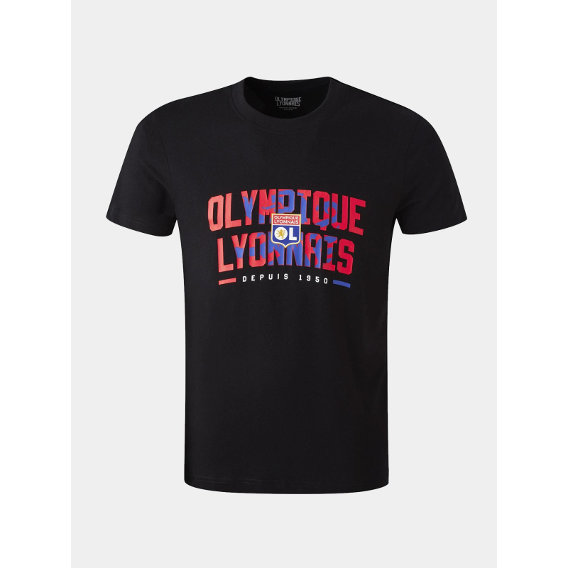 T-shirt à manches courtes ol unity noir enfant - Olympique Lyonnais