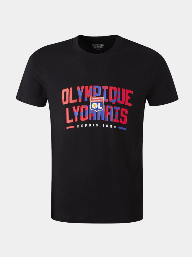 T-shirt à manches courtes ol unity noir enfant - Olympique Lyonnais