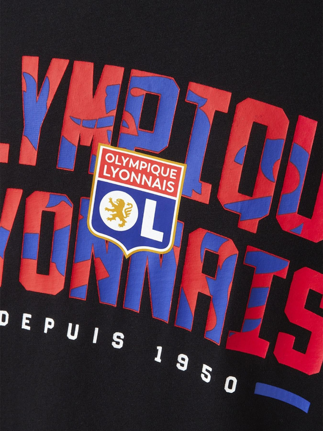 T-shirt à manches courtes ol unity noir enfant - Olympique Lyonnais