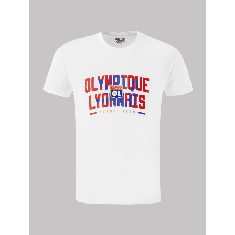 T-shirt à manches courtes unity blanc enfant - Olympique Lyonnais