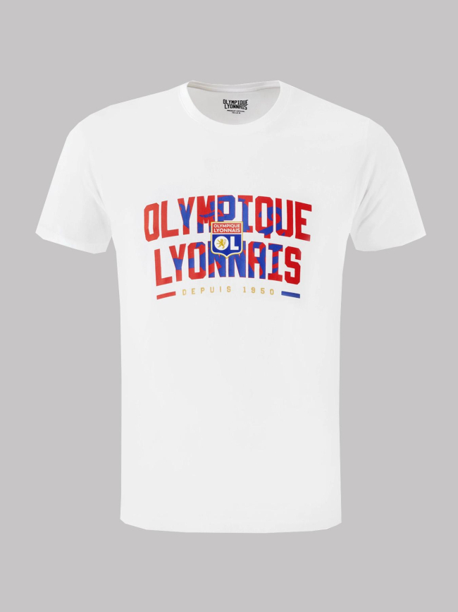 T-shirt à manches courtes unity blanc enfant - Olympique Lyonnais