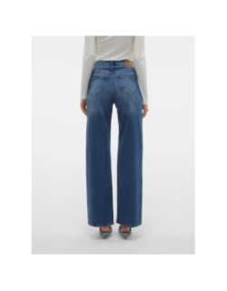 Jean taille haute wide fit wmtessa bleu femme - Vero Moda