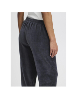 Pantalon velours côtelé tamary bleu marine femme - Ichi