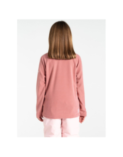 Pull polaire à col zippé freefand fleece rose enfant - Dare 2b