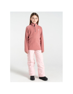 Pull polaire à col zippé freefand fleece rose enfant - Dare 2b