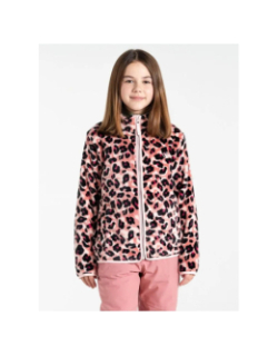 Veste polaire à motif leopard zesty rose fille - Dare 2b