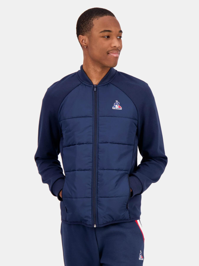 Veste hybride tricolore n2 bleu marine homme - Le Coq Sportif