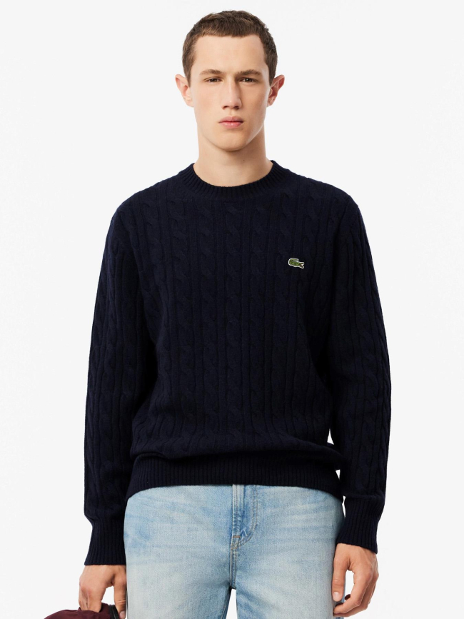 Pull rouge homme lacoste best sale