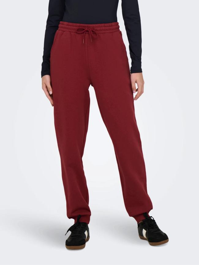 Pantalon sport rouge femme online