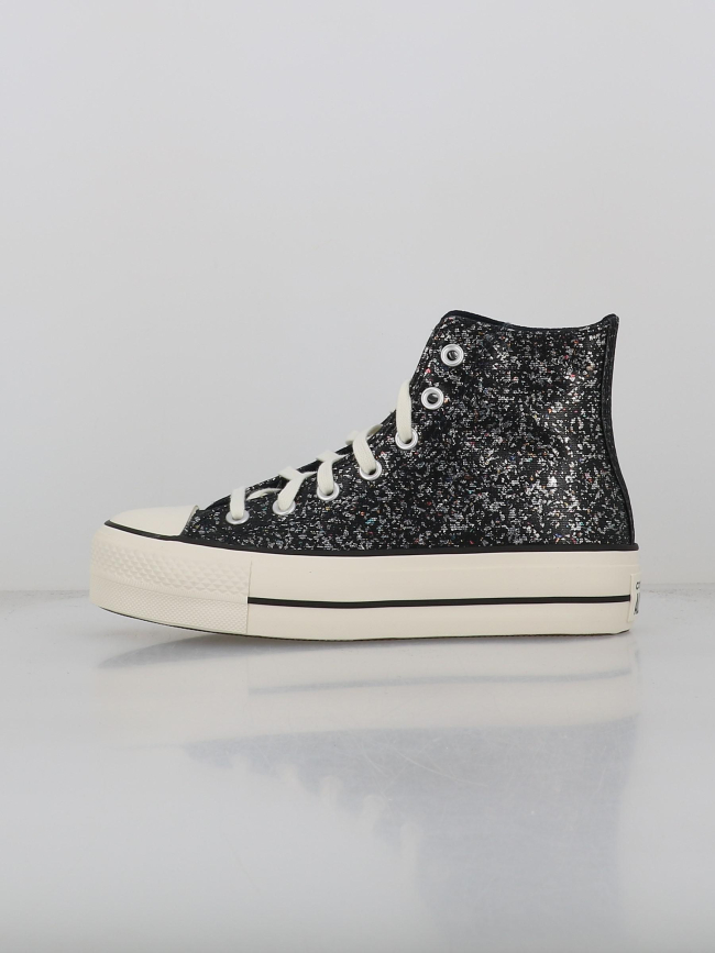 Converse lift plateforme all star paillete noir femme wimod