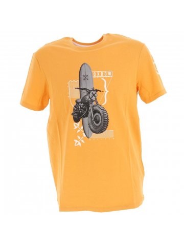 T-shirt voiture tonky orange homme - Oxbow